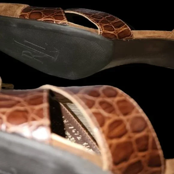 Lauren Ralph Lauren Pointy Pumps, Brown, NWOB, Size 12B - Picture 6 of 8